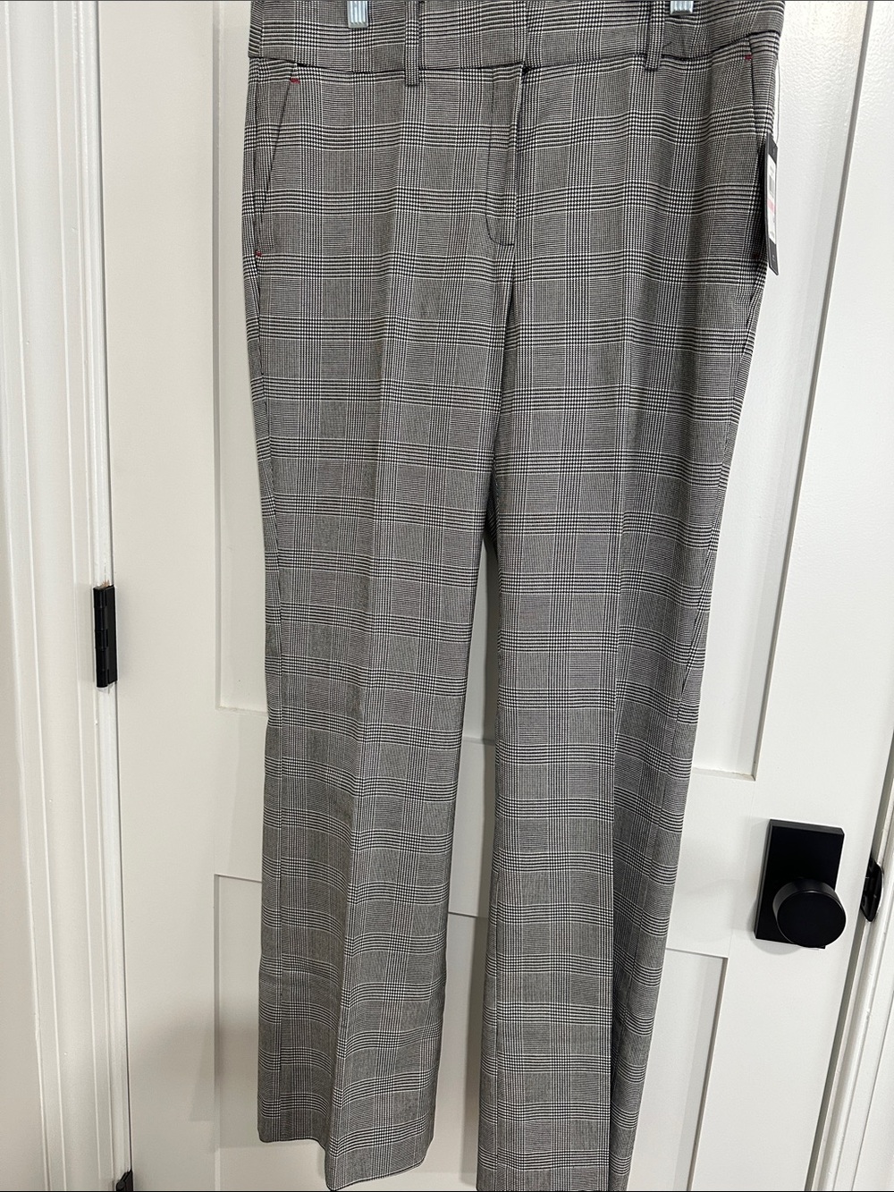 Tommy Hilfiger Gray Glen Plaid Straight Trousers
